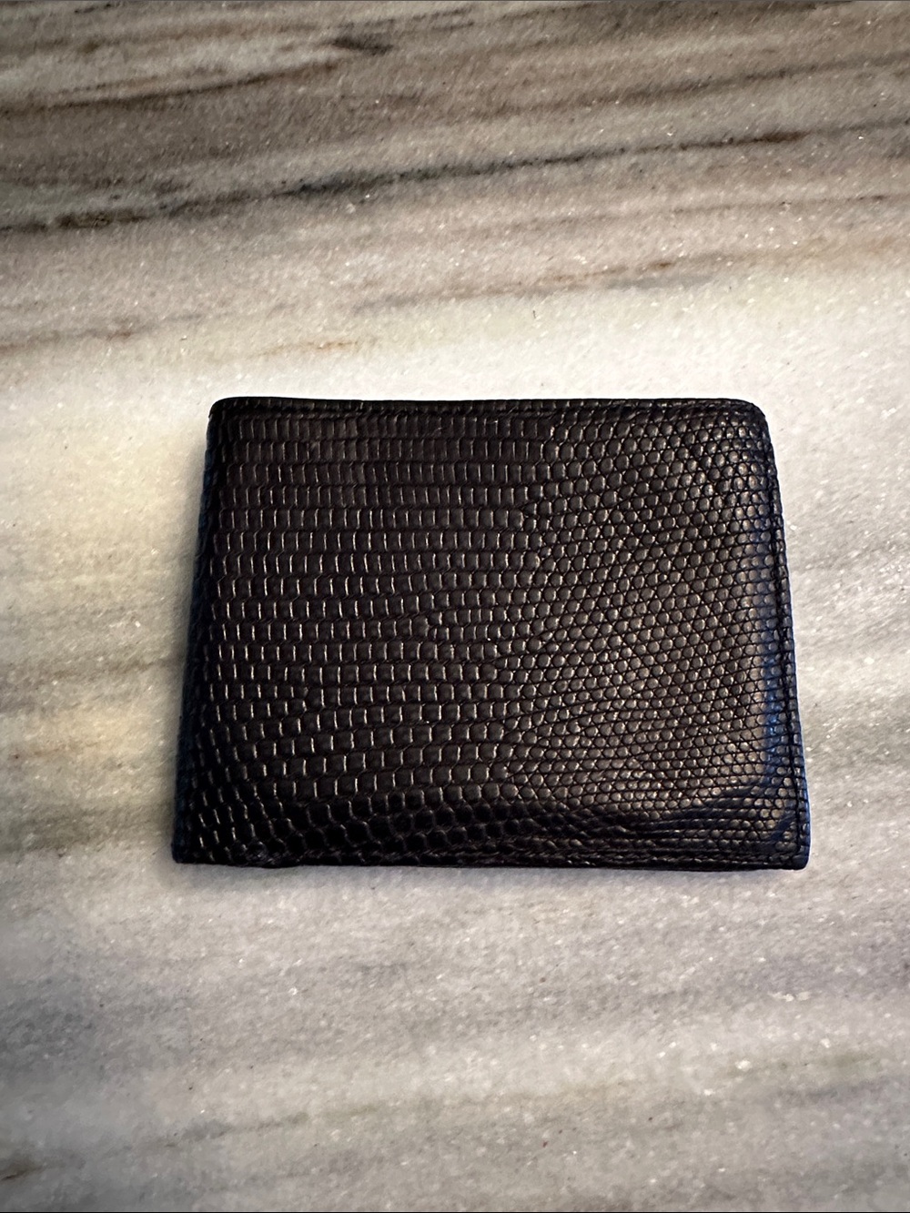 Saks Fifth Avenue Lizard Bi-Fold wallet